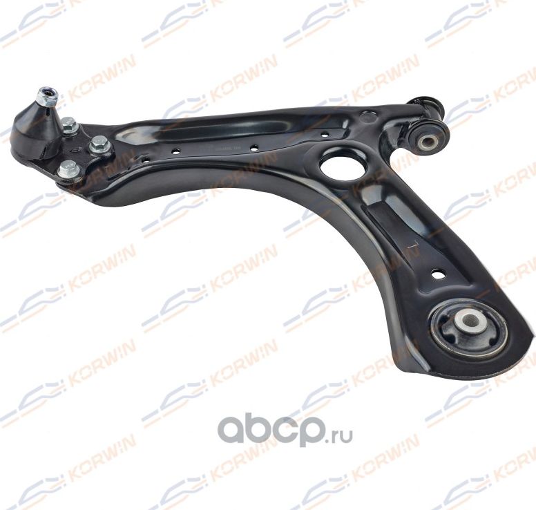 Рычаг подвески передней (с шаровой) L (гарантия 1 год/30т.км) (Korwin) Korwin. Артикул KWAB0006L