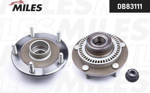 Ступица колеса с интегрированным подшипником Miles задняя правая/левая для Ford Transit VI 2000-2006. Артикул DB83111