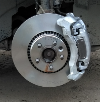 Тормозной диск Miles передний для Land Rover Freelander II 2006-2014. Артикул K000096