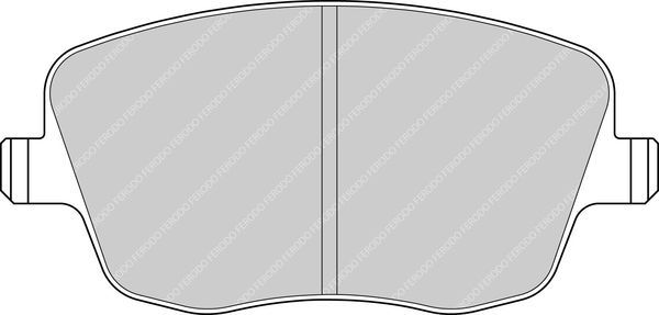 Тормозные колодки FERODO RACING DS2500 для SEAT Cordoba II 2002-2009. Артикул FCP1419H