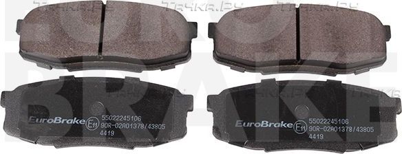 Тормозные колодки Eurobrake. Артикул 55022245106