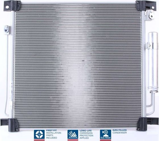 Радиатор кондиционера (конденсатор) Nissens (алюминий) для Fiat Fullback I 2016-2026. Артикул 941078