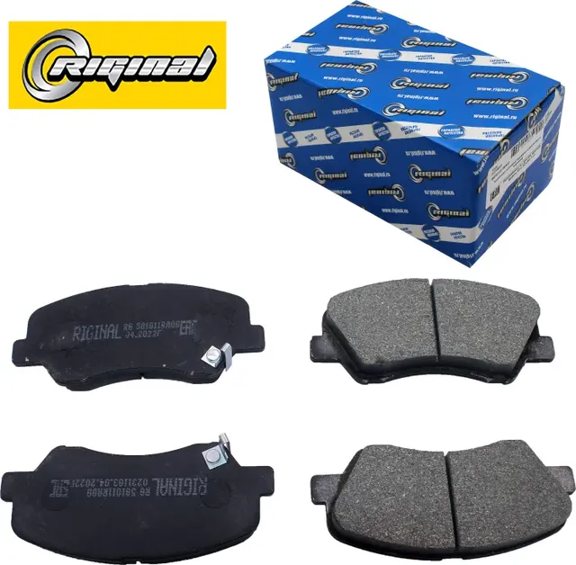 Колодки тормозные передние, комплект (Riginal). Артикул RG581011RA00
