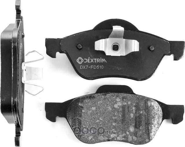 Колодки тормозные передние (Dextrim). Артикул DX7FD510