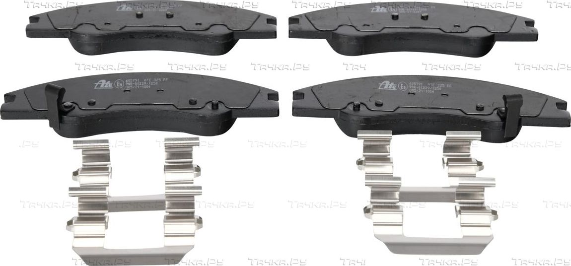 Тормозные колодки ATE передние для Kia Spectra II 2004-2009. Артикул 13.0460-5791.2