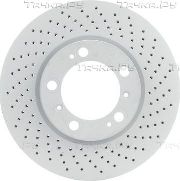 Тормозной диск Bosch передний правый для Porsche Boxster II (987) 2004-2012. Артикул 0 986 479 550