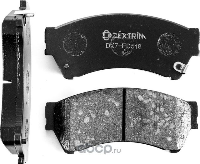 Колодки тормозные передние (Dextrim). Артикул DX7FD518