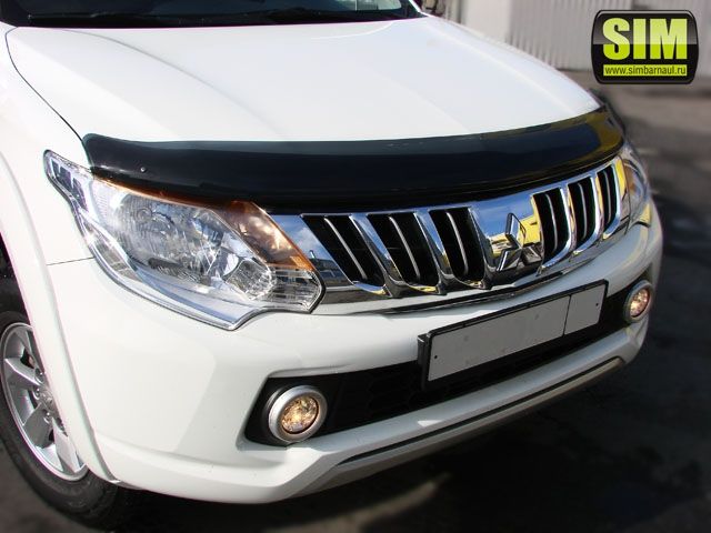 Дефлектор SIM для капота Mitsubishi L200 V 2015-2019. Артикул SMIL2001512