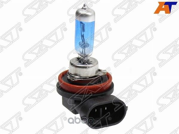 Лампа головного освещения галогенная супер белая H (SAT). Артикул STH11W12V