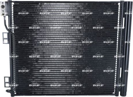 Радиатор кондиционера (конденсатор) NRF (алюминий). Артикул 350327