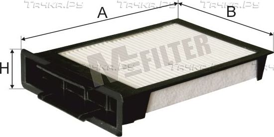 Салонный фильтр MFilter для Peugeot 107 I 2005-2014. Артикул K 9013