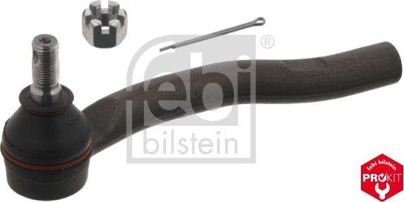 Наконечник рулевой тяги Febi Bilstein (сталь) левый для Toyota Corolla E140, E150 2006-2014. Артикул 34310