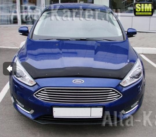 Дефлектор SIM для капота Ford Focus III 2015-2026. Артикул SFOFO31512