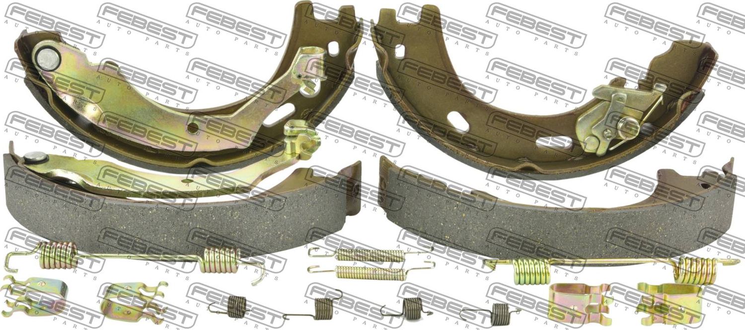 Тормозные колодки (стояночная тормозная система) Febest. Артикул 2902-DIVR