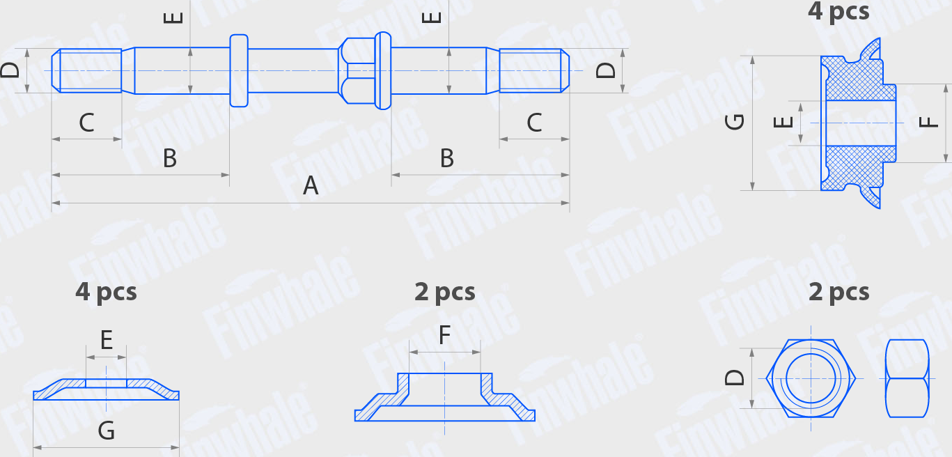 Стойка (тяга) стабилизатора Finwhale. Артикул SL647