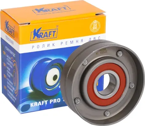 Ролик ремня приводного CHEVROLET AVEO 96- 1.4 натяжной (Kraft). Артикул KT100943