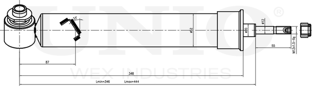 Амортизатор подвески (Unio). Артикул SAB-10378