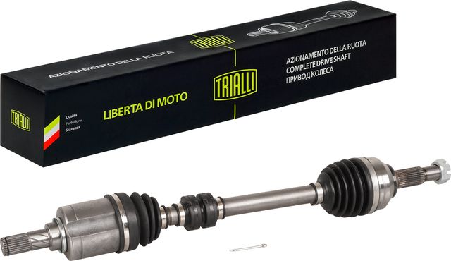 Полуось (привод в сборе, приводной вал) Trialli передняя левая для Nissan Qashqai I 2007-2013. Артикул AR 1411
