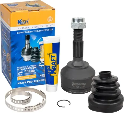 Шрус наружный Citroen C2 (03-) 1.4, C3 (02-) 1.1-1.4 (Kraft). Артикул KT059150