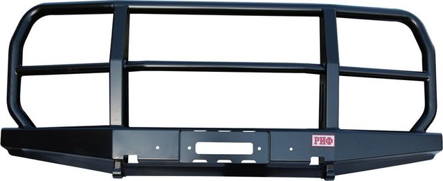 Бампер силовой РИФ передний с защитной дугой, облегчённый (без внутренних усилителей) для УАЗ Буханка 3741, 3909, 2206, 3962 1990-2026. Артикул RIF452-10600