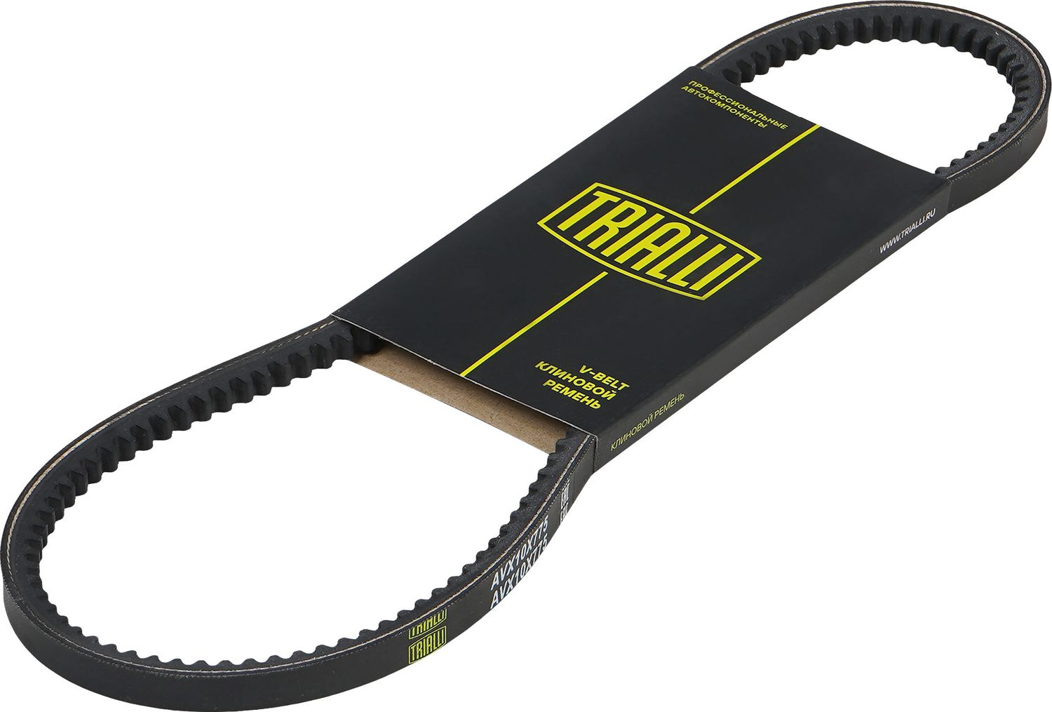 Приводной ремень клиновой Trialli (EPDM (Этилен-пропиленовый каучук)) для Daihatsu Cuore III (L200) 1990-1994. Артикул AVX10X775