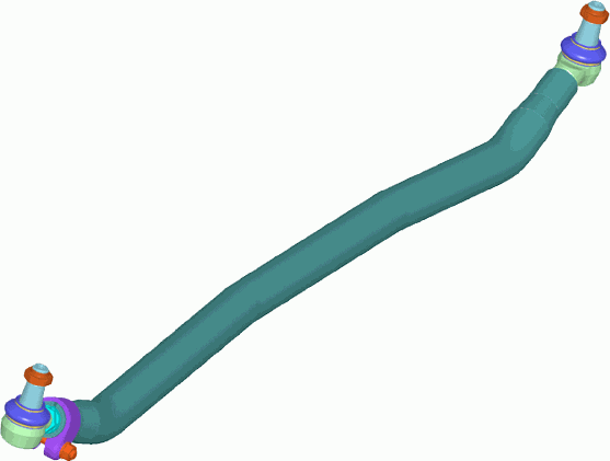 Рулевая тяга поперечная Lemforder. Артикул 38677 01