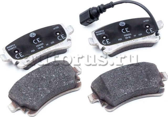 Тормозные колодки VAG для Audi S8 II (D3) 2006-2010. Артикул 7H0698451C