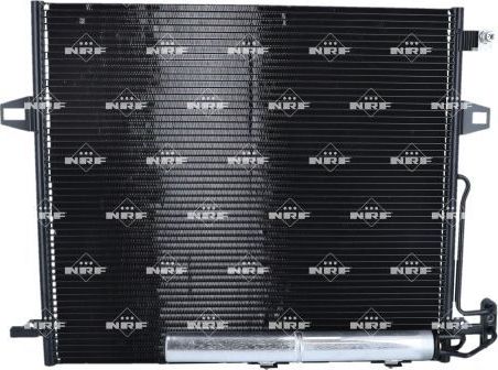 Радиатор кондиционера (конденсатор) NRF (алюминий). Артикул 35927