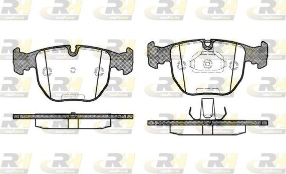 Тормозные колодки RoadHouse передние для BMW 7 III (E38) 1994-1996. Артикул 2596.10