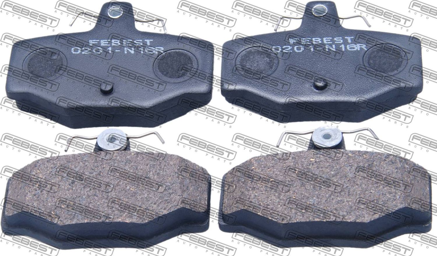 Тормозные колодки Febest. Артикул 0201-N16R