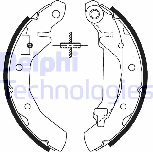 Тормозные колодки Delphi. Артикул LS1821