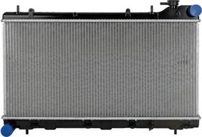 Радиатор охлаждения двигателя Zentparts для Subaru Impreza I 1992-2000. Артикул Z20532