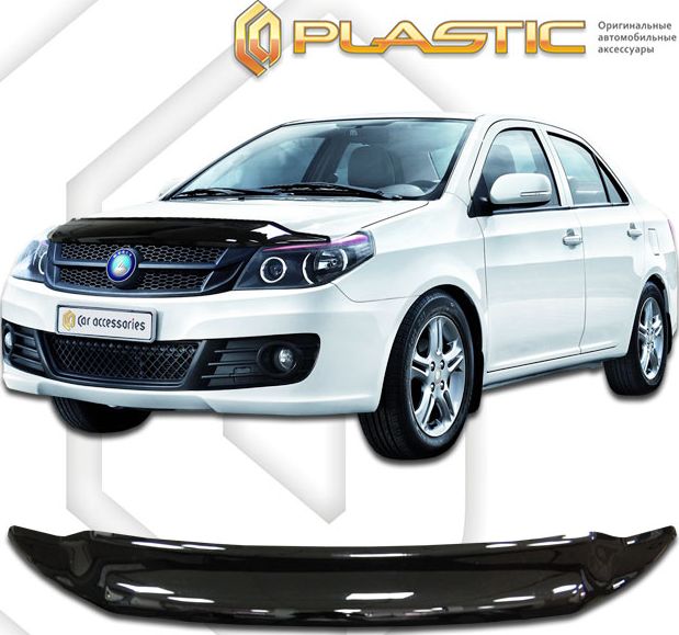 Дефлектор СА Пластик для капота (Classic черный) Geely GC6 2014-2026. Артикул 2010010111229