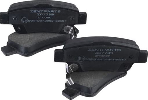 Тормозные колодки Zentparts. Артикул Z07739