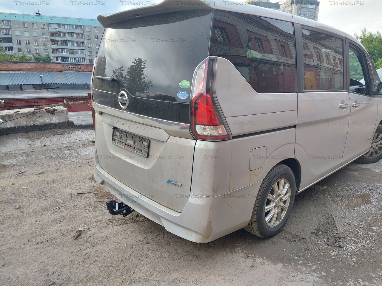 Фаркоп Halty для Nissan Serena C27 (стандартная комплектация, ГИБРИД,  Highway Star (в т. Ч. Highway Star с парктрониками) 2017-2024. Артикул  NRSer16-A (H.N32.A) - купить в Казани, каталог с ценами. Доставка по всей