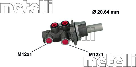 Тормозной цилиндр главный Metelli для Ford B-MAX 2012-2018. Артикул 05-0887
