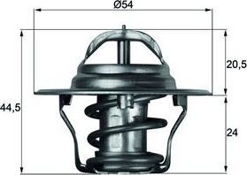 Термостат Mahle Behr. Артикул TX 4 75D