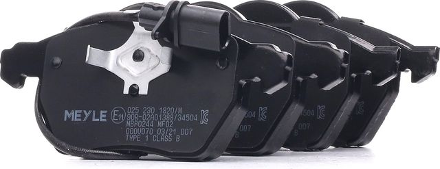 Тормозные колодки Meyle Original передние для Audi A4 I (B5) 1995-2001. Артикул 025 230 1820/W