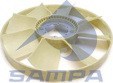 Вентилятор радиатора двигателя Sampa для MAN F2000 1994-2000. Артикул 021.357