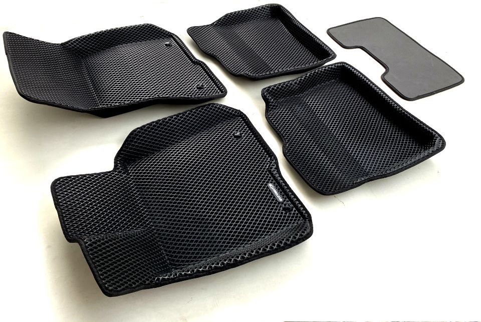 Коврики Euromat 3D EVA для салона Mercedes-Benz S-Class W221 длинная база 2005-2013. Артикул EM3DEVA-003504