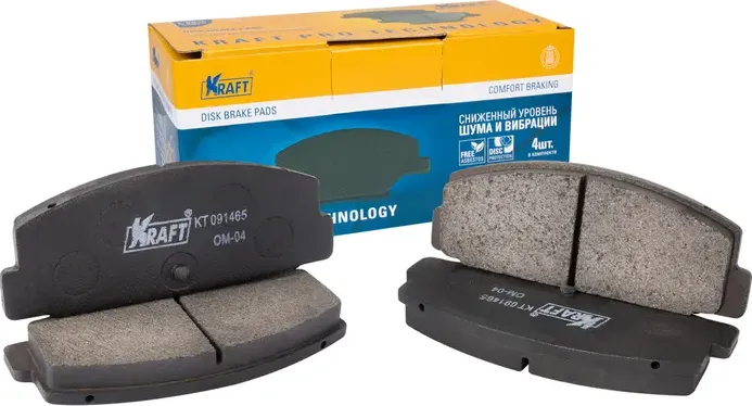 Колодки тормозные MAZDA 6/323/626 02- 1.8/2.0 задн. (Kraft) Kraft. Артикул KT091465
