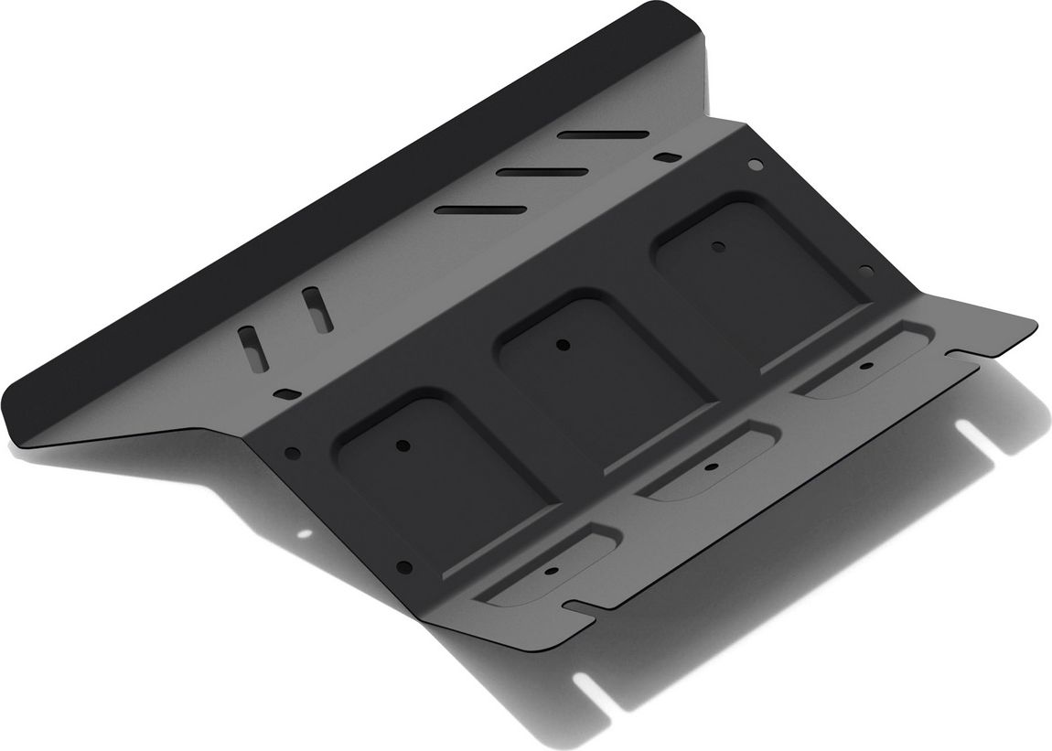 Защита АвтоБРОНЯ для радиатора Toyota Hilux VII 2006-2015. Артикул 111.05744.1