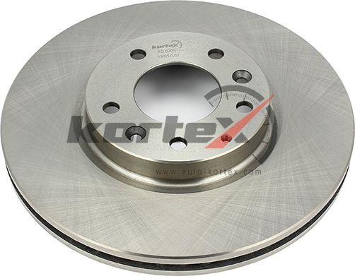 Диск тормозной MAZDA 6 (08-12) передний (1шт.) KORTEX. Артикул KD0209