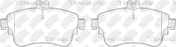 Тормозные колодки NiBK. Артикул PN31008