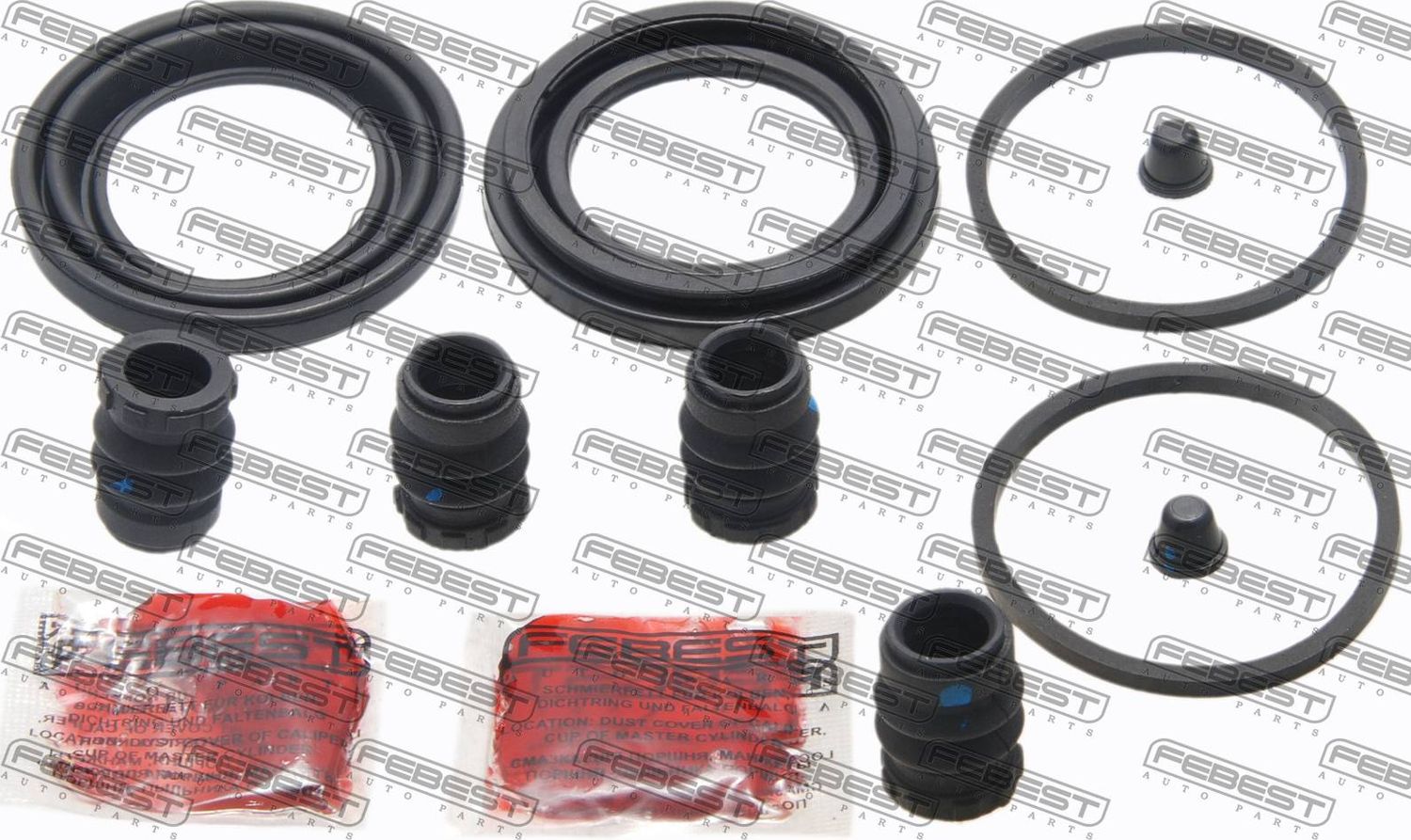 Ремкомплект тормозного суппорта Febest. Артикул 0275-J31F