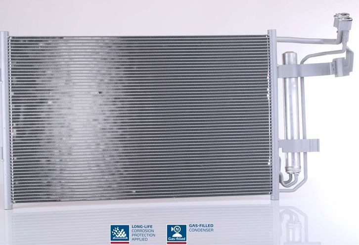 Радиатор кондиционера (конденсатор) Nissens (алюминий). Артикул 940355