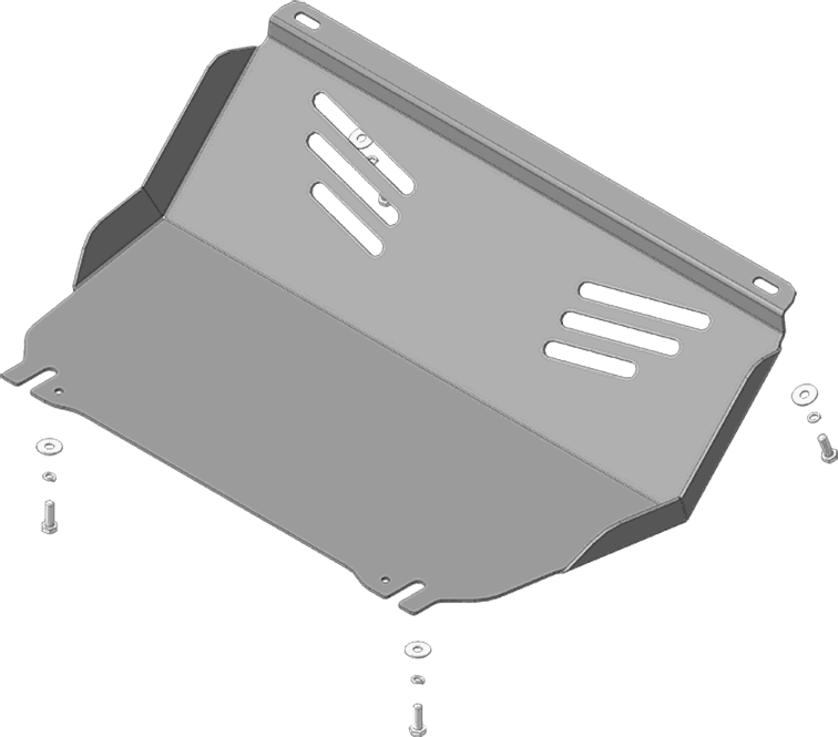 Защита Мотодор для радиатора Mitsubishi L200 V рестайлинг 2018-2026. Артикул 11338