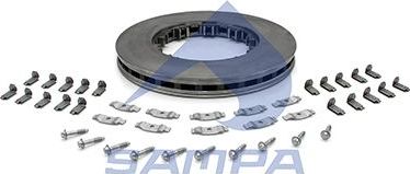 Тормозной диск Sampa. Артикул 050.390/1
