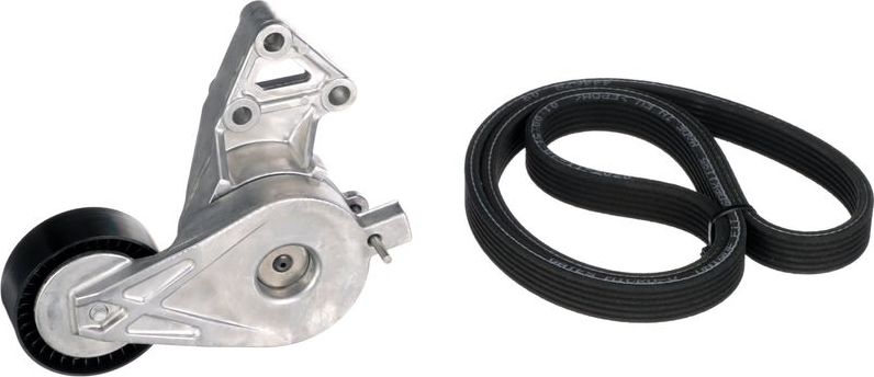 Приводной ремень поликлиновой с роликами (комплект) Gates Micro-V® Kit. Артикул K026DPK1195