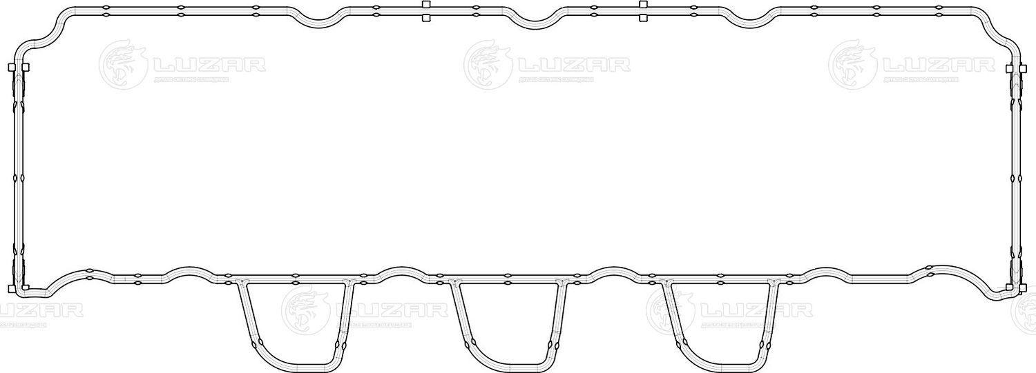 Прокладка клапанной крышки 441724 Luzar. Артикул LES 20902